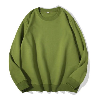 Unisex long-sleeve sweatshirt crew-neck sweater multicolored