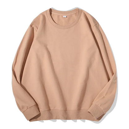 Unisex long-sleeve sweatshirt crew-neck sweater multicolored