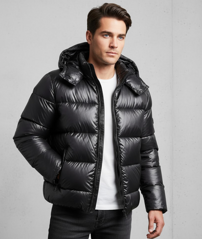 Herren Steppjacke Puffer Urban Street Style Winterjacke – Ideal für kalte Tage