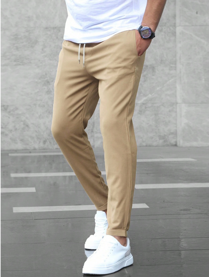 Men's Slim-Fitting Sweatpants – Sporty Casual Look for Everyday Life & Exercise