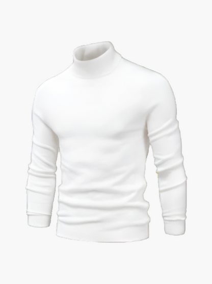 Men's Turtleneck Sweater Classic Elegant – Versatile Style for Everyday and Business