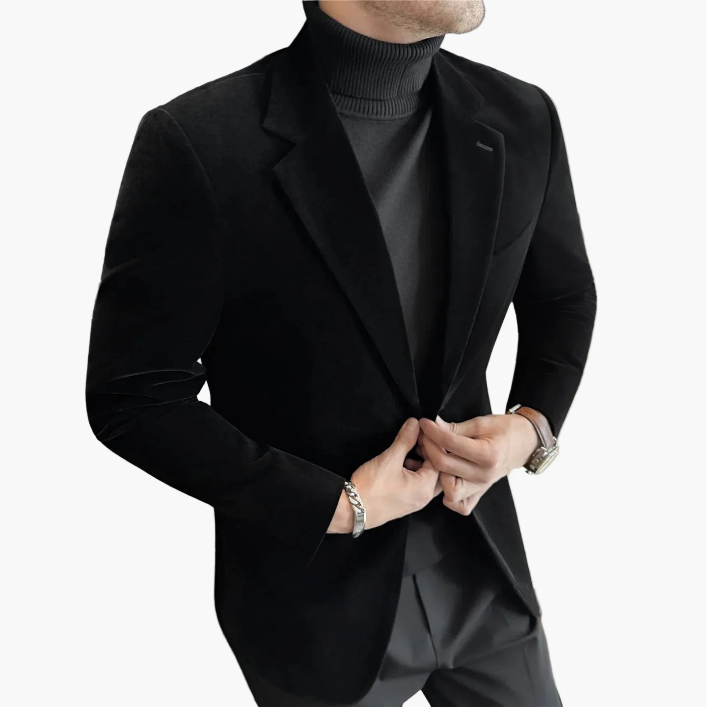Men's Modern Blazer for Business and Leisure – Elegant Blazer in Timeless Style