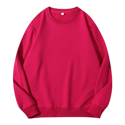 Unisex long-sleeve sweatshirt crew-neck sweater multicolored