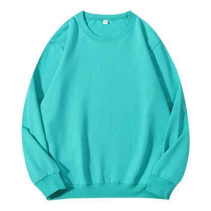 Unisex long-sleeve sweatshirt crew-neck sweater multicolored