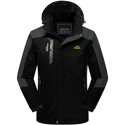 Outdoor Funktionsjacke für Herren – winddicht & wasserabweisend mit Kapuze