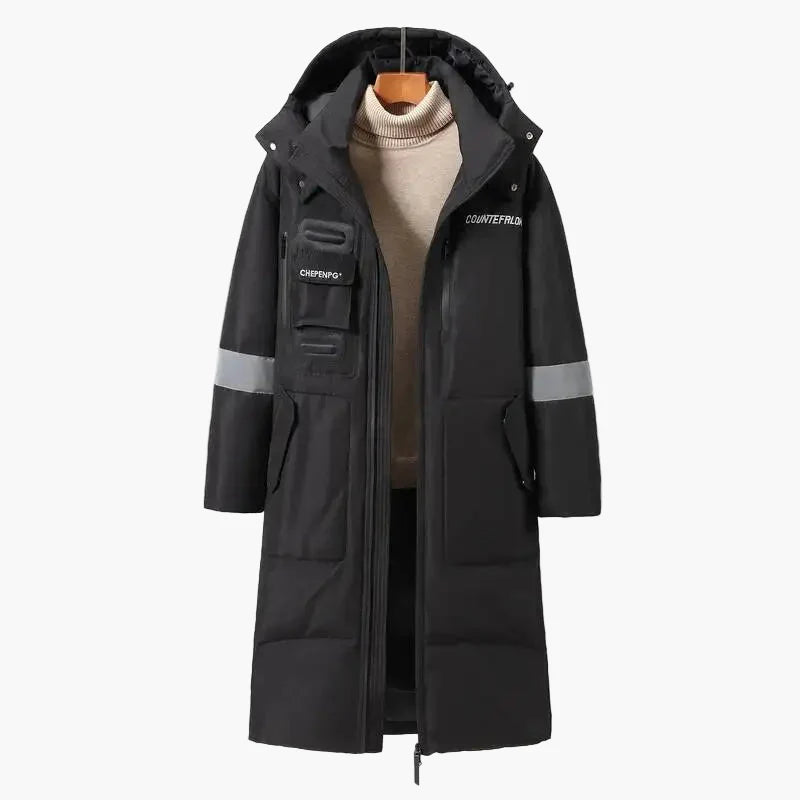 Herren Wintermantel Lange Parka Jacke – Urbaner Stil für kalte Tage