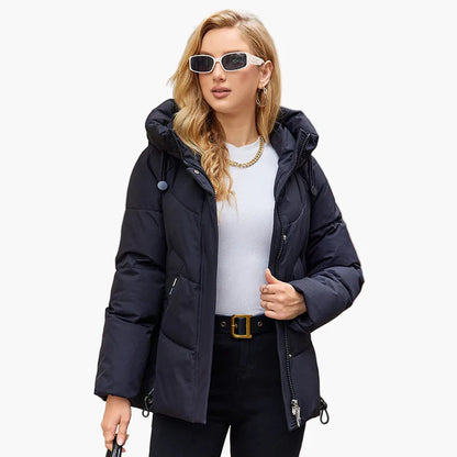 Damen Winter Steppjacke mit Kapuze – Modische Outdoorjacke für Alltag & Freizeit