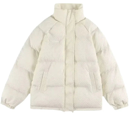 Women's & Men's Quilted Jacket Winter Jacket with Stand-up Collar – Casual, Warm Trend for Everyday & Couple Look