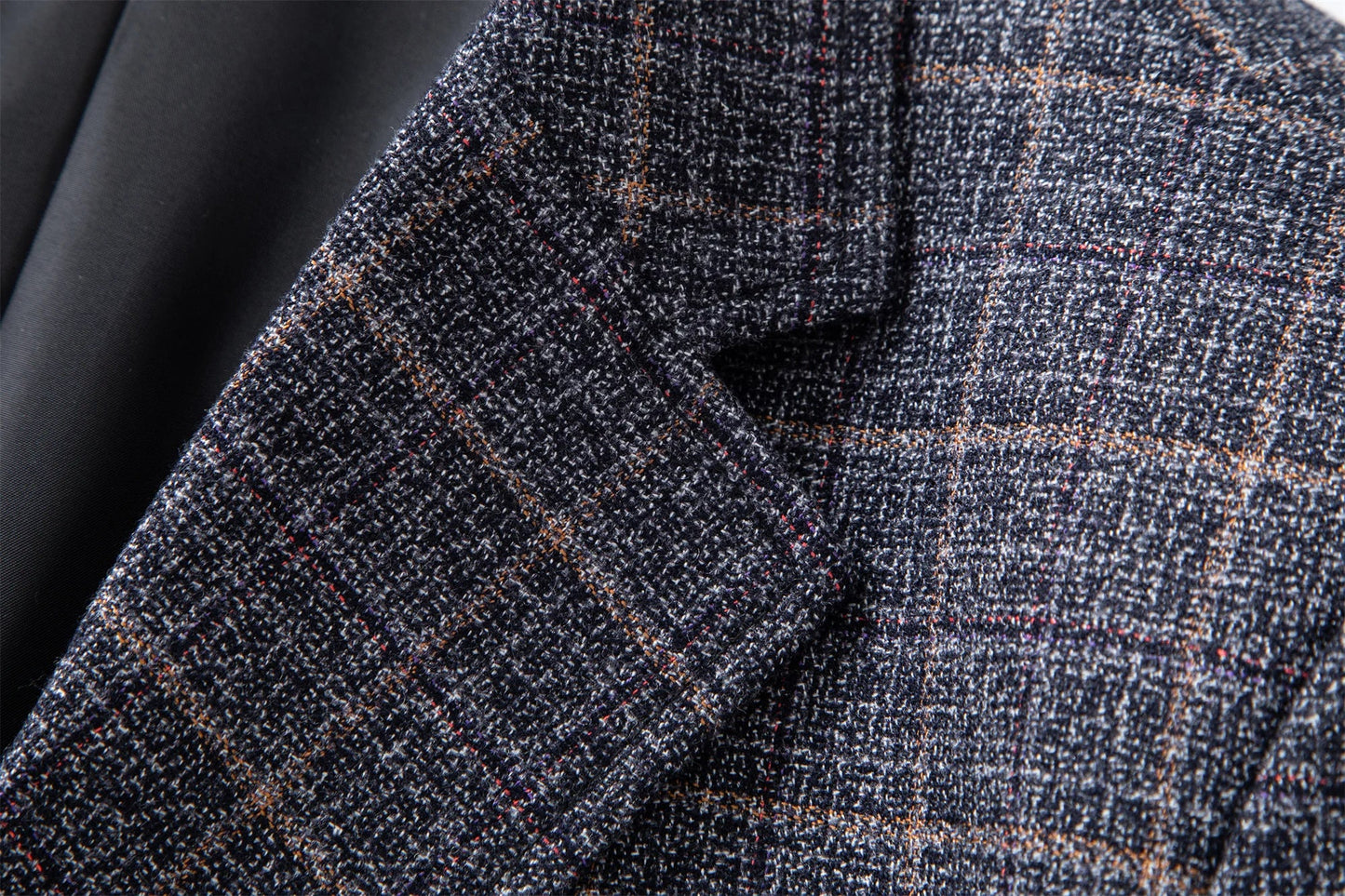Men's Business Casual Checked Blazer – Modern Blazer Design for Office & Leisure