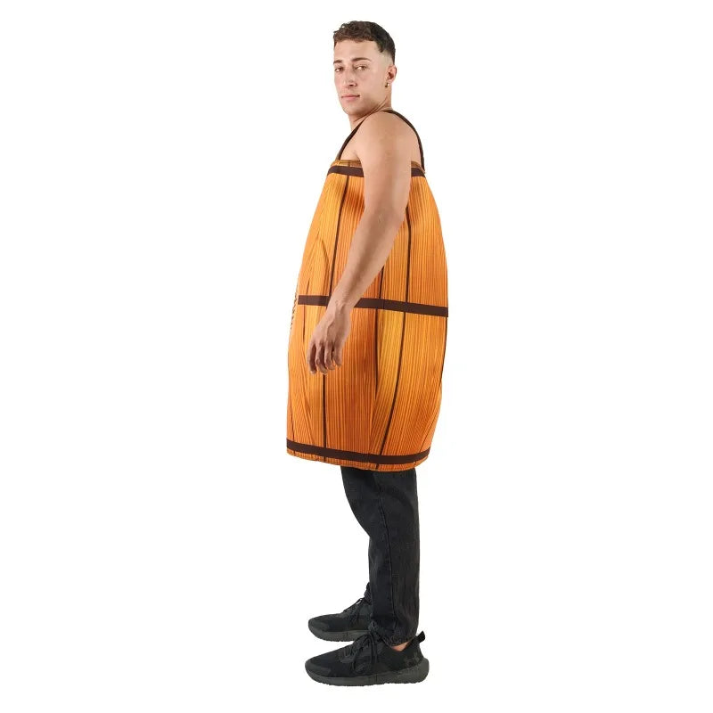 Barrel Costume Wine Barrel Outfit Unisex Party Carnival
