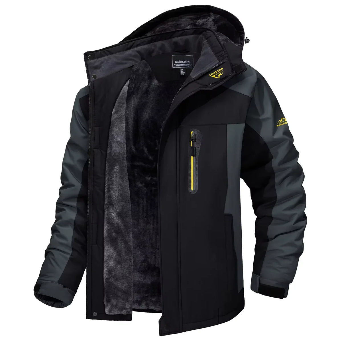 Winter Outdoorjacke Herren gefüttert Camouflage Kapuzenjacke