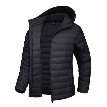 Damen Steppjacke mit Kapuze, Reißverschluss, Gelb