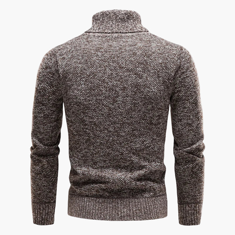 Men's turtleneck sweater knitwear winter comfort casual