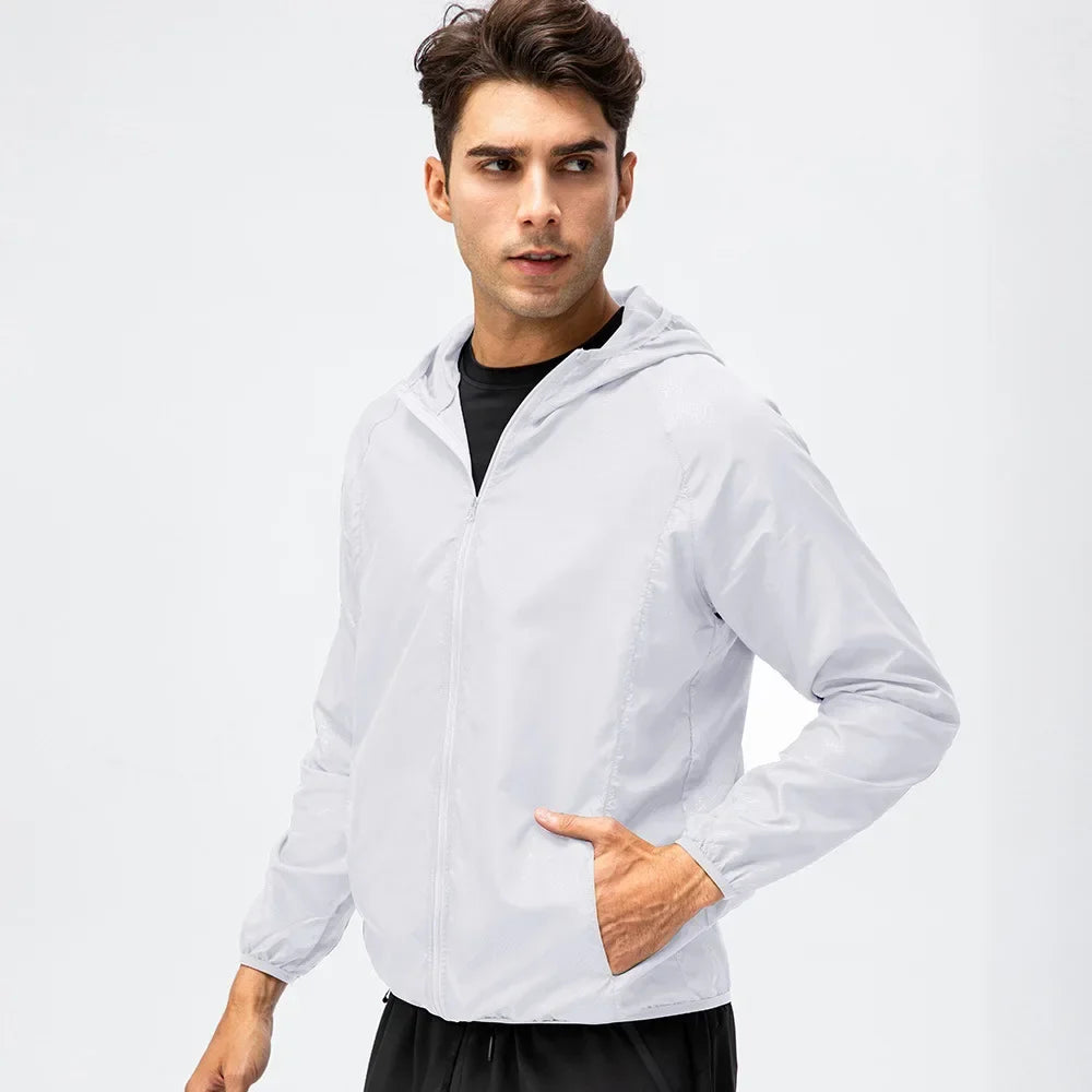 Leichte Kapuzenjacke Faltbar Windbreaker & Regenjacke Unisex