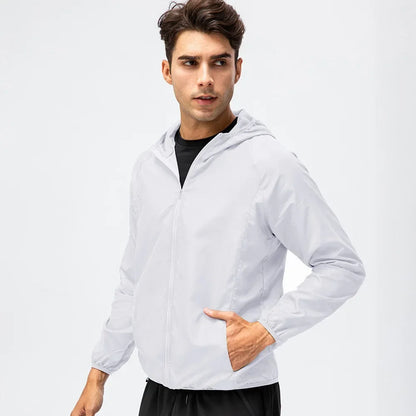 Leichte Kapuzenjacke Faltbar Windbreaker & Regenjacke Unisex