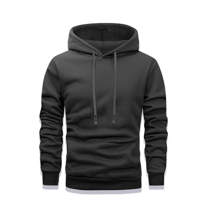 Unisex hoodie with kangaroo pocket and drawstring