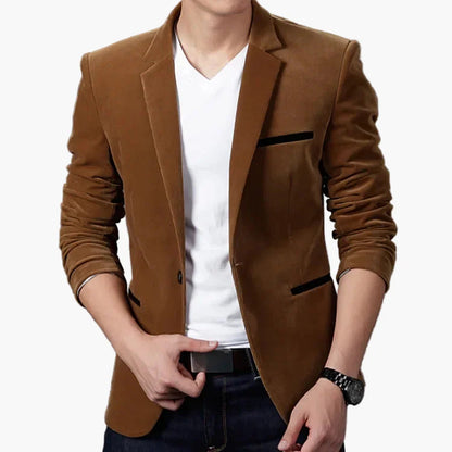 Men's Slim Fit Blazer – Modern Casual and Business Look