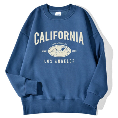Unisex Sweatshirt Rundhals mit Print – Diverse Farben