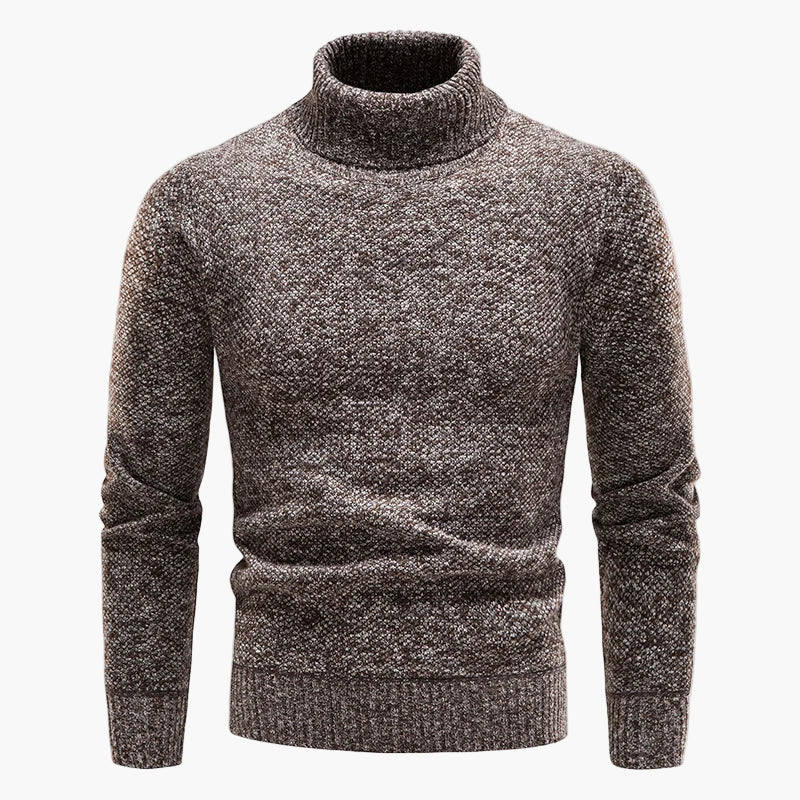 Men's turtleneck sweater knitwear winter comfort casual