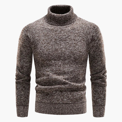 Men's turtleneck sweater knitwear winter comfort casual