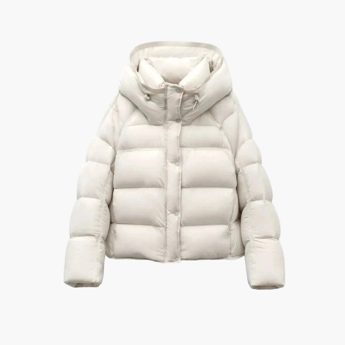 Damen Daunen Steppjacke mit Kapuze – Winter Warm und Bequem, Alltag & Outdoor