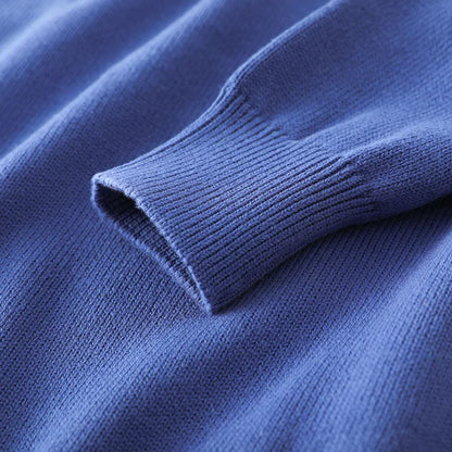 Men's crew-neck pullover knit pullover in various colors