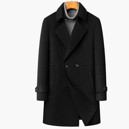 Men's Business Coat Classic Elegant Winter Jacket for Office and Everyday Use