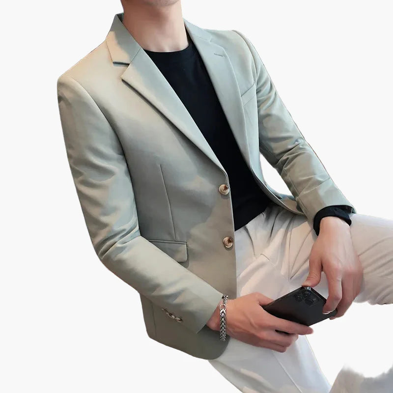 Men's Business Blazer Slim Fit – Elegant Jacket for Office, Events & Everyday Use