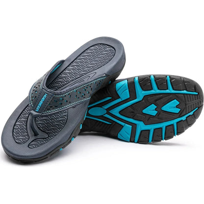 Herren Sportliche Zehentrenner Sandalen mit Fußgewölbestütze – Outdoor & Alltag Flip Flops