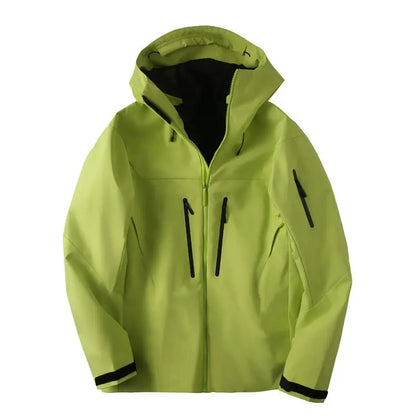 Unisex Kapuzenjacke mit Reißverschlusstaschen – Atmungsaktive Outdoor-Jacke