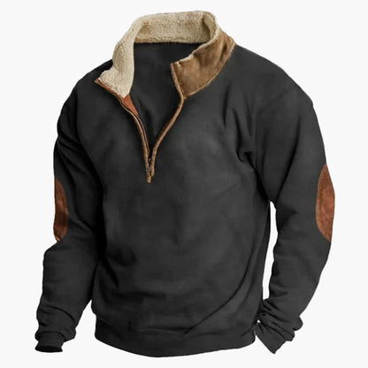 Men's Wild West Vintage Outdoor Sweatshirt – Casual Pullover in Western Style