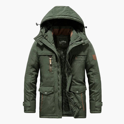 Men's Outdoor Winter Jacket Parka – Warm, Windproof, With Hood, Leisure & Everyday
