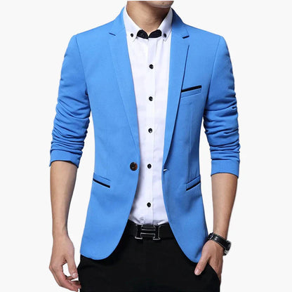 Men's Blazer Modern Slim Fit Business Casual Jacket