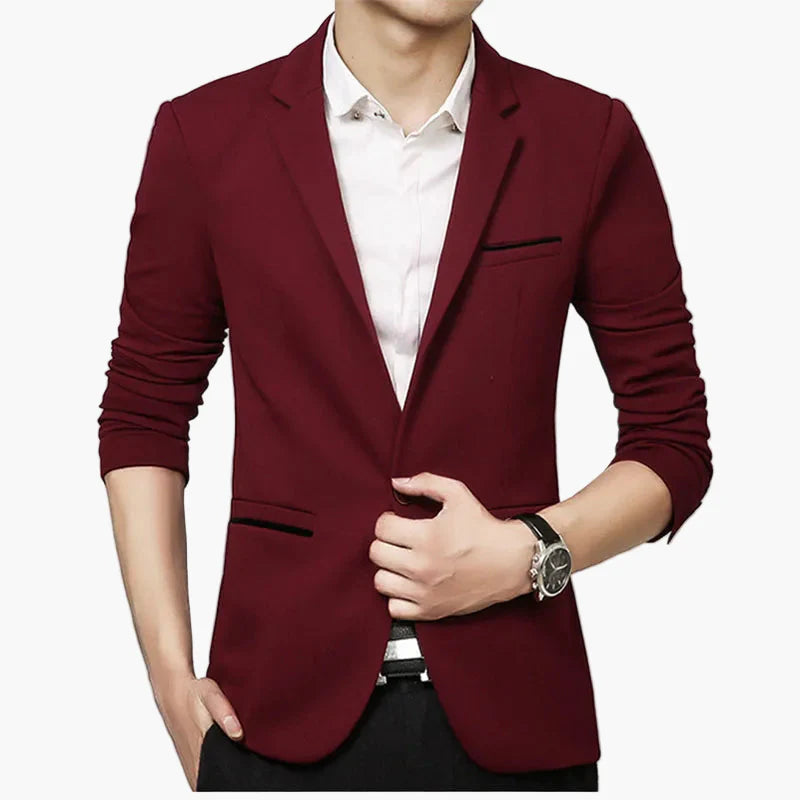 Men's Blazer Modern Slim Fit Business Casual Jacket
