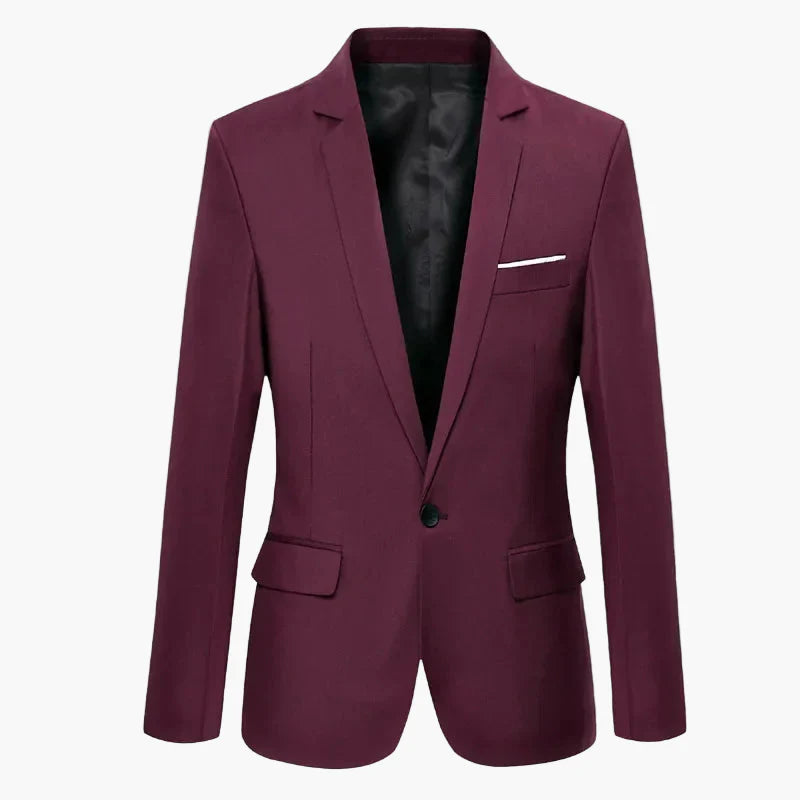 Elegant men's blazer – classic business and casual jacket