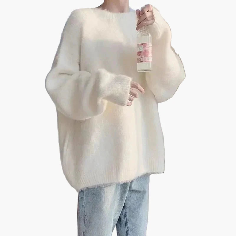 Damen Oversize Pullover Strickpullover – Lässiger Winter Look, Bequem für Alltag und Freizeit