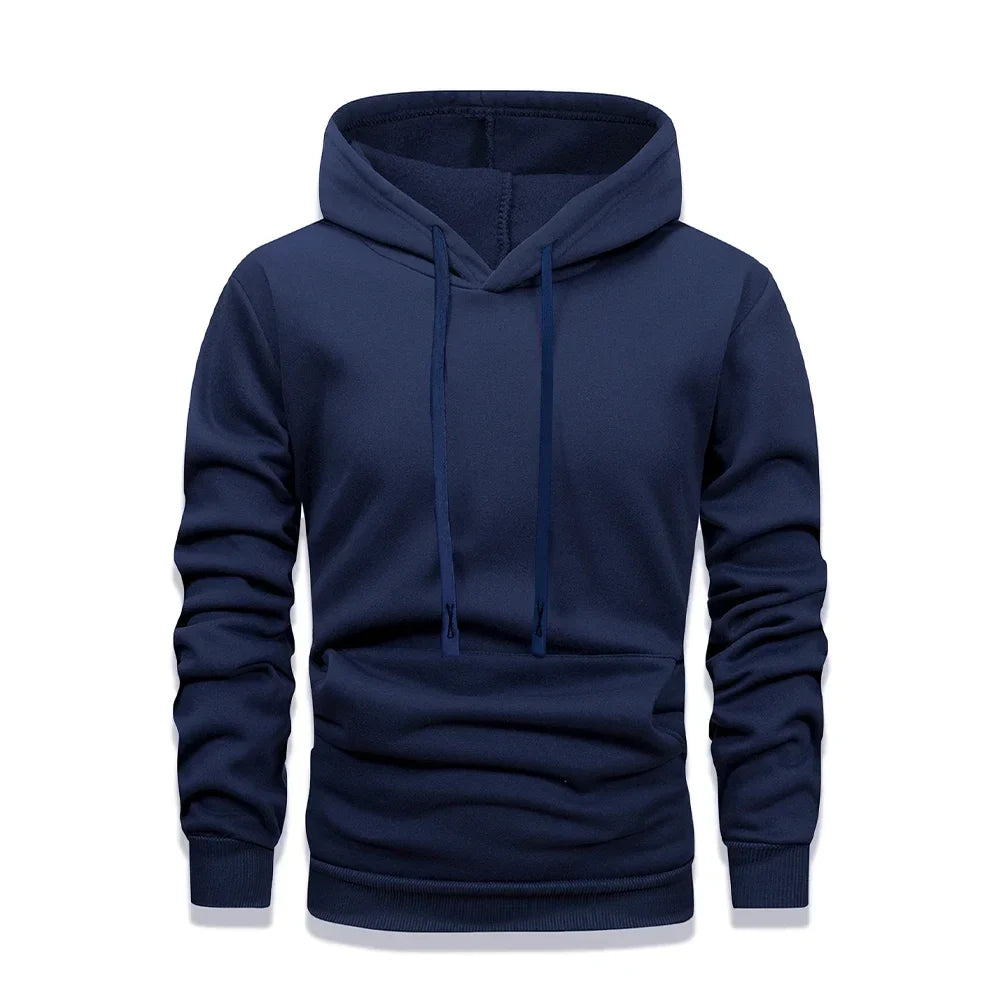 Unisex hoodie with kangaroo pocket and drawstring