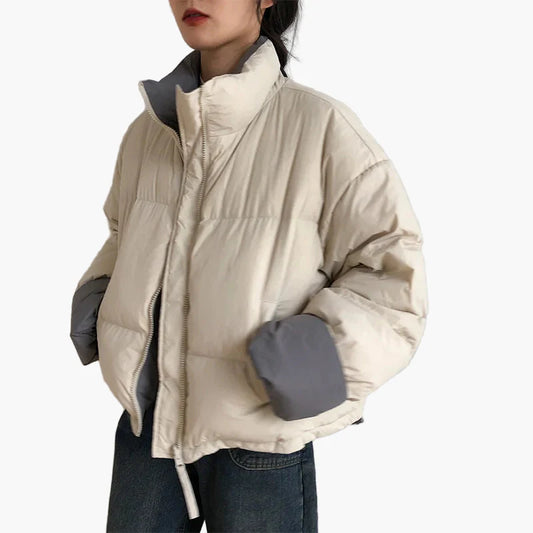 Women's Oversize Quilted Jacket for Everyday and Leisure – Modern Comfort Style