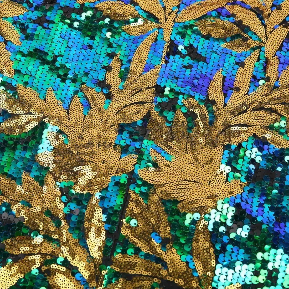 Men's blazer with sequins and floral pattern – Elegant party & event jacket in extravagant design
