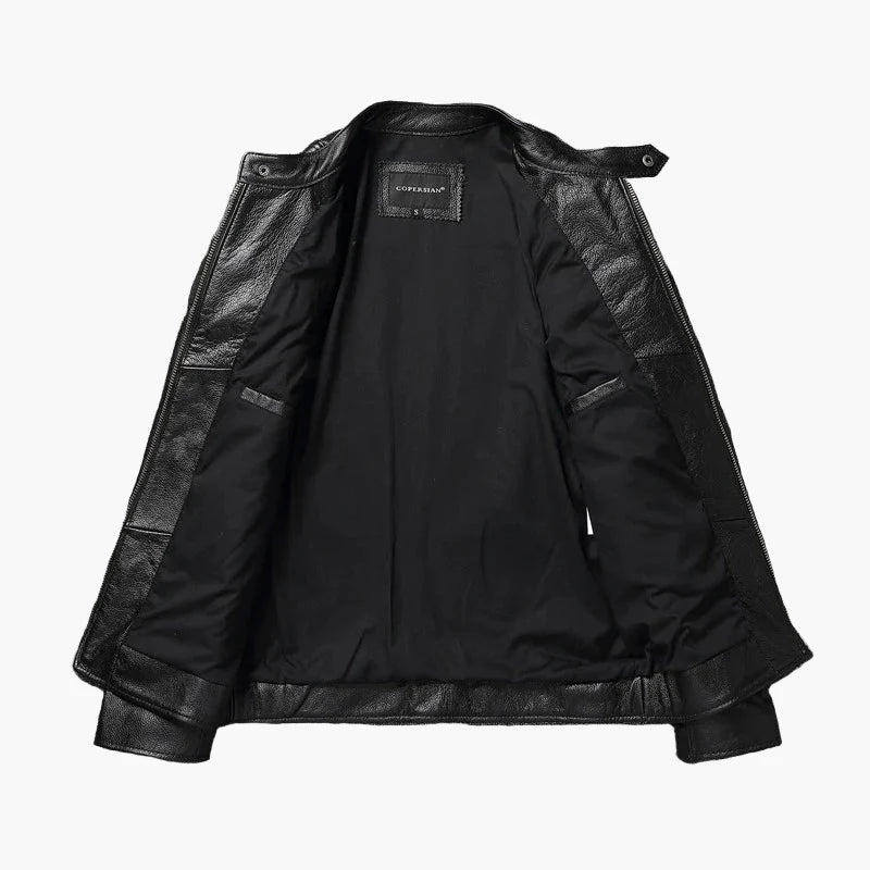 Men's biker jacket in classic motorcycle style – modern & urban