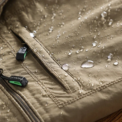 Men's outdoor jacket with hood - windproof transitional jacket for men