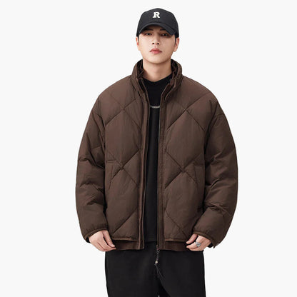 Herren Übergangs-Steppjacke im Oversize-Look für Freizeit und Alltag