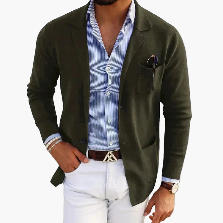 Herren Blazer Business Casual Old Money Look – Eleganter Sakko für Büro und Freizeit