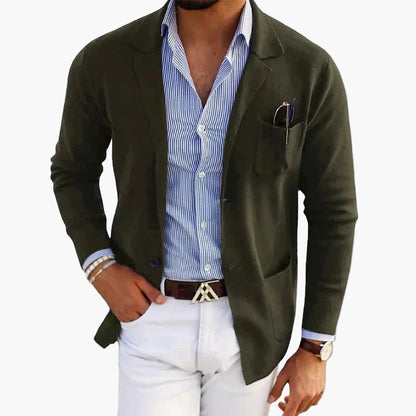 Herren Blazer Business Casual Old Money Look – Eleganter Sakko für Büro und Freizeit