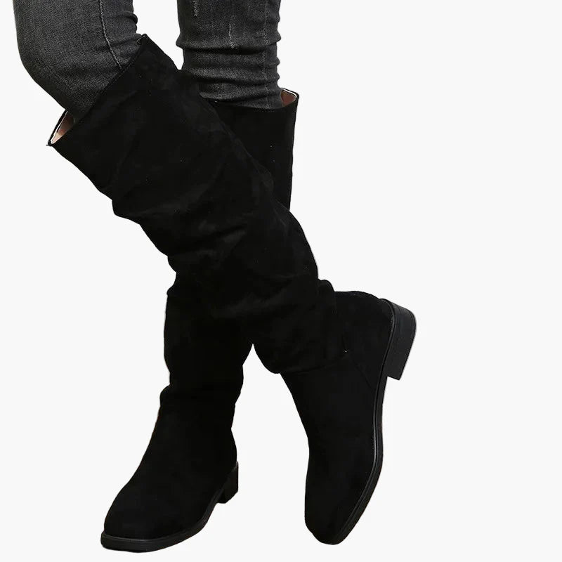 Women's Knee-High Boots Comfortable Casual Look Fashionable