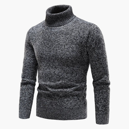 Men's turtleneck sweater knitwear winter comfort casual