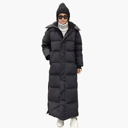 Women's Winter Quilted Coat Long – Fashionable Casual Parka for Cold Days