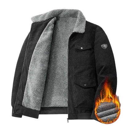 Men's winter jacket fashionable warm lined urban streetwear outdoor jacket