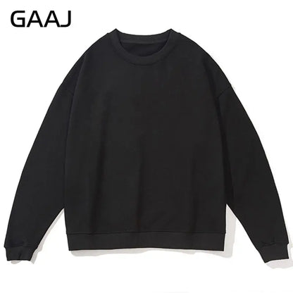 Unisex long-sleeve crew-neck sweatshirt, casual sweater