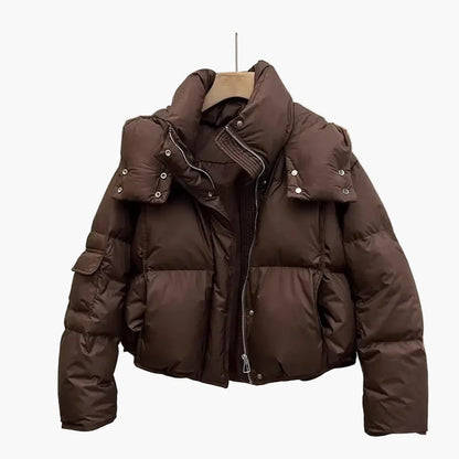 Women's Winter Quilted Jacket Short Cut – Fashionable Transitional Jacket for Cold Days